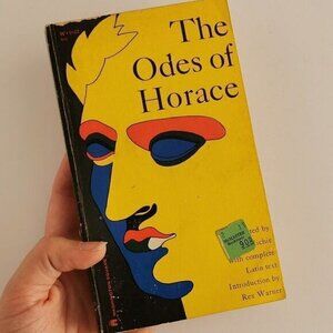 1962 Odes of Horace Paperback - Latin Lyric Poems English Transl. Vintage Book